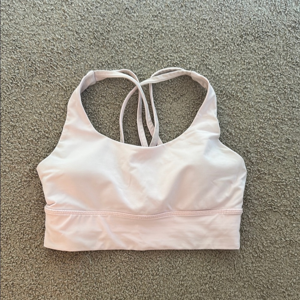 Lululemon Women's Pink Sports Bra size 6 strawberry milk